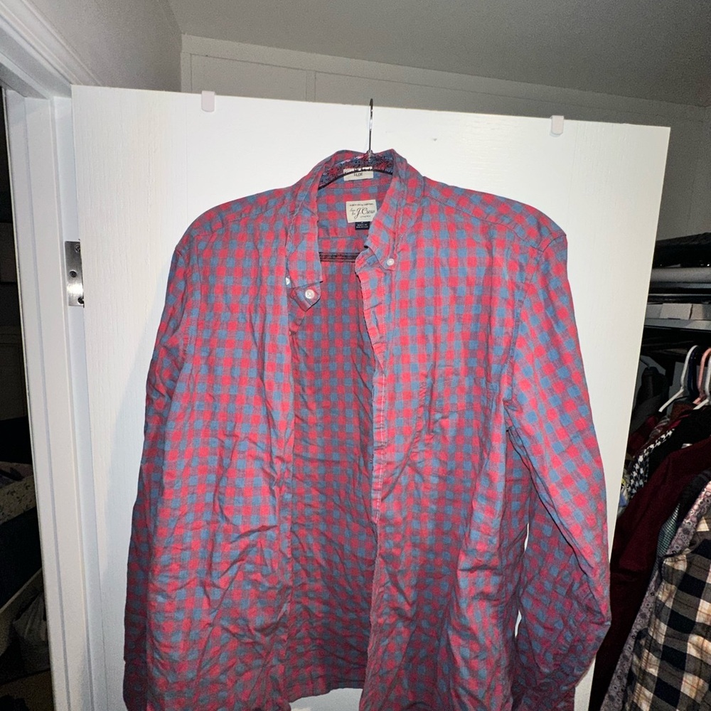 Red and Blue Checkered shirt